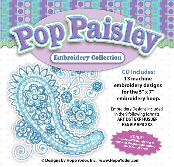 Pop Paisley Embroidery Collection